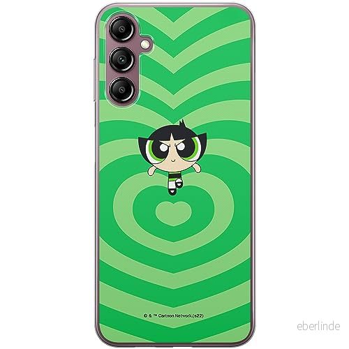 ERT GROUP mobiltelefonfodral för Samsung A14 4G/5G originalt och officiellt licensierat The Powerpuff Girls mönster 005 optimalt anpassad till formen på mobiltelefonen, fodral tillverkad av TPU plast 5905511956554