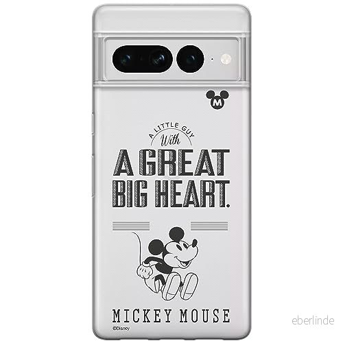 ERT GROUP mobiltelefonfodral för Google PIXEL 7 PRO originalt och officiellt licensierat Disney mönster Mickey 006 optimalt anpassad till formen på mobiltelefonen, gedeeltelijk transparant 5905795179038