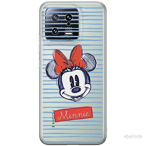 ERT GROUP mobiltelefonfodral för Xiaomi 13 originalt och officiellt licensierat Disney mönster Minnie 011 optimalt anpassad till formen på mobiltelefonen, gedeeltelijk transparant 5905511897673