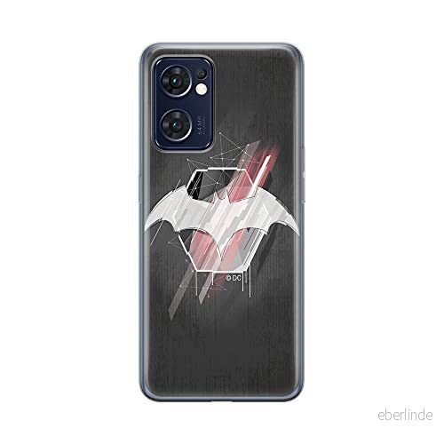 ERT GROUP mobiltelefonfodral för Oppo RENO 7 5G originalt och officiellt licensierat DC mönster Batman 002 optimalt anpassad till formen på mobiltelefonen, fodral tillverkad av TPU plast 5905511310172