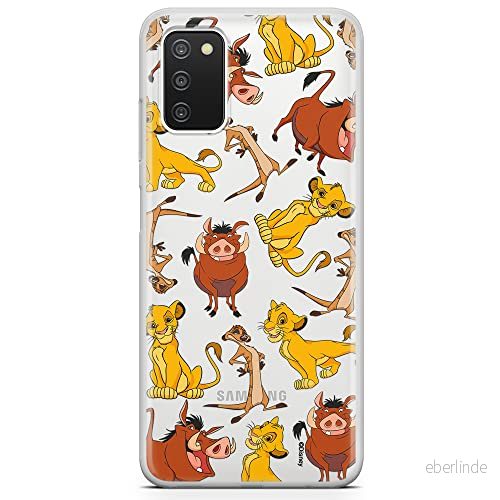ERT GROUP mobiltelefonfodral för Samsung A03S originalt och officiellt licensierat Disney mönster Simba & Friends 010 optimalt anpassad till formen på mobiltelefonen, gedeeltelijk transparant 5905131792648