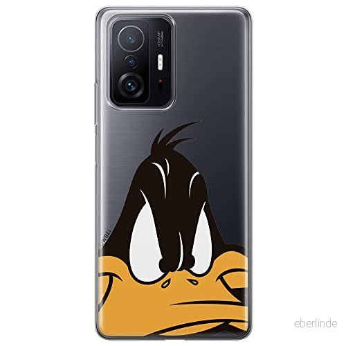 ERT GROUP mobiltelefonfodral för Xiaomi 11T 5G / PRO originalt och officiellt licensierat Looney Tunes mönster Duffy 001 anpassad till formen på mobiltelefonen, gedeeltelijk transparant 5904805556388