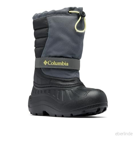 Columbia unisex barn pulverbug snöstövel, Mörkgråsvart, 11.5 UK Child 195981575279