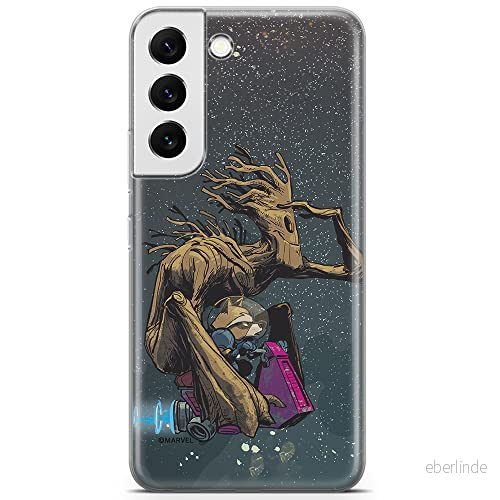 ERT GROUP mobiltelefonfodral för Samsung S22 originalt och officiellt licensierat Marvel mönster Guardians of the Galaxy 004 anpassad till formen på mobiltelefonen, fodral tillverkad av TPU plast 5904805303500
