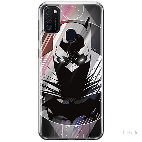 ERT GROUP mobiltelefonfodral för Samsung M21 originalt och officiellt licensierat DC mönster Batman 010 optimalt anpassad till formen på mobiltelefonen, fodral tillverkad av TPU plast 5903537845784