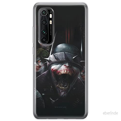 ERT GROUP mobiltelefonfodral för Xiaomi MI NOTE 10 Lite originalt och officiellt licensierat DC mönster Batman Who Laughs 003 anpassad till formen på mobiltelefonen, fodral tillverkad av TPU plast 5904805588822