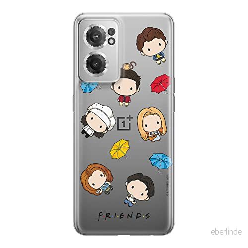 ERT GROUP mobiltelefonfodral för Oneplus NORD CE 2 originalt och officiellt licensierat Friends mönster 013 optimalt anpassad till formen på mobiltelefonen, gedeeltelijk transparant 5905511285753