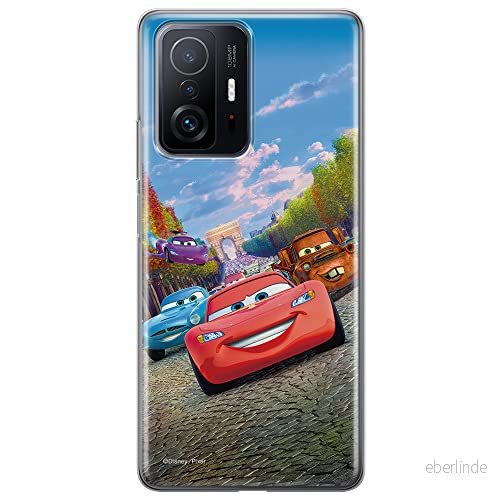 ERT GROUP mobiltelefonfodral för Xiaomi 11T 5G / PRO originalt och officiellt licensierat Disney mönster Cars 001 optimalt anpassad till formen på mobiltelefonen, fodral tillverkad av TPU plast 5904805551864