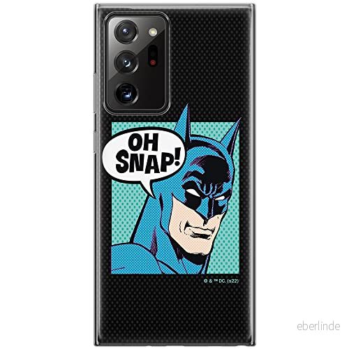 ERT GROUP mobiltelefonfodral för Samsung GALAXY NOTE 20 ULTRA originalt och officiellt licensierat DC mönster Batman 038 optimalt anpassad till formen på mobiltelefonen, fodral tillverkad av TPU plast 5905131549372