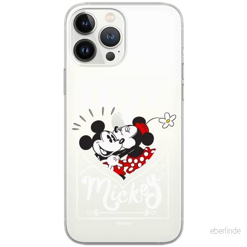 ERT GROUP mobiltelefonfodral för Samsung S21 PLUS originalt och officiellt licensierat Disney mönster Mickey & Minnie 002 optimalt anpassad till formen på mobiltelefonen, gedeeltelijk transparant 5903932381986