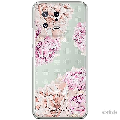 ERT GROUP mobiltelefonfodral för Xiaomi 13 originalt och officiellt licensierat Babaco mönster Flowers 001 optimalt anpassad till formen på mobiltelefonen, gedeeltelijk transparant 5905511898342