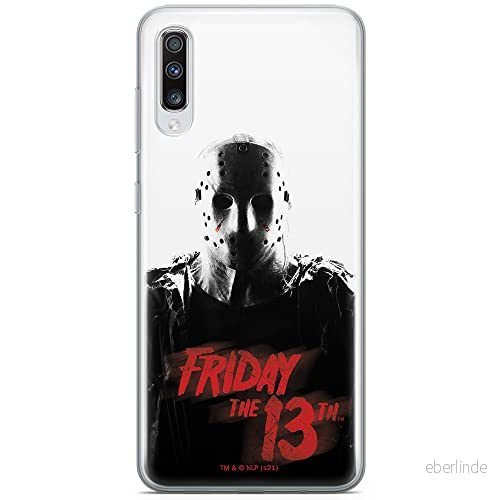 ERT GROUP mobiltelefonfodral för Samsung A70 originalt och officiellt licensierat Horror mönster Friday the 13th 014 optimalt anpassad till formen på mobiltelefonen, fodral tillverkad av TPU plast 5905511112035