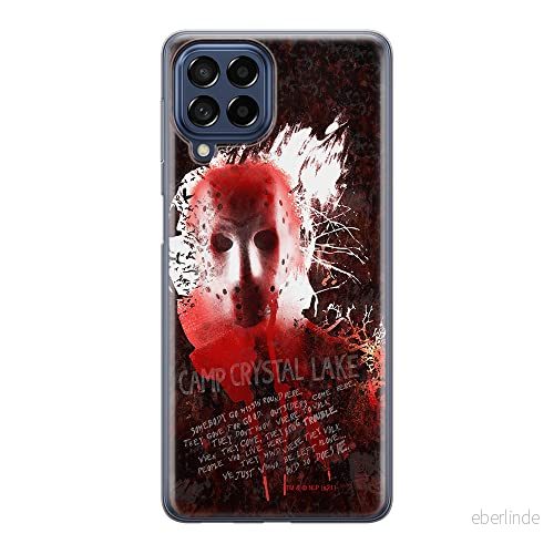 ERT GROUP mobiltelefonfodral för Samsung M33 5G originalt och officiellt licensierat Horror mönster Friday the 13th 016 optimalt anpassad till formen på mobiltelefonen, fodral tillverkad av TPU plast 5905511356583