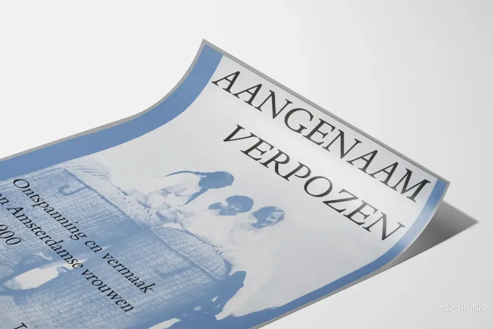 Poster Aangenaam Verpozen - Utställning om avkoppling för amsterdamska kvinnor omkring 1900 - Bild 3