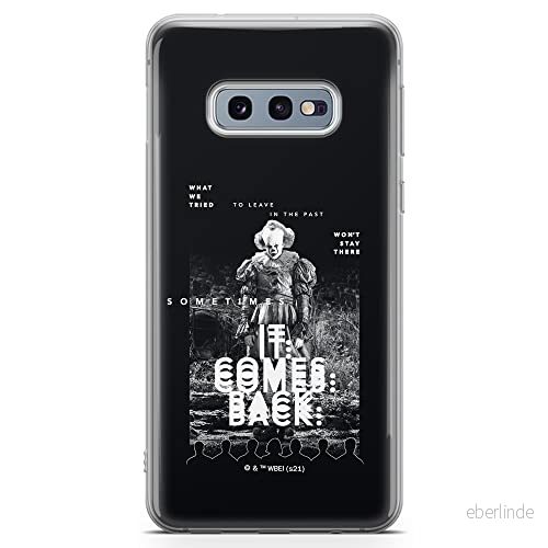 ERT GROUP mobiltelefonfodral för Samsung S10e originalt och officiellt licensierat Horror mönster It 017 optimalt anpassad till formen på mobiltelefonen, fodral tillverkad av TPU plast 5905131992031