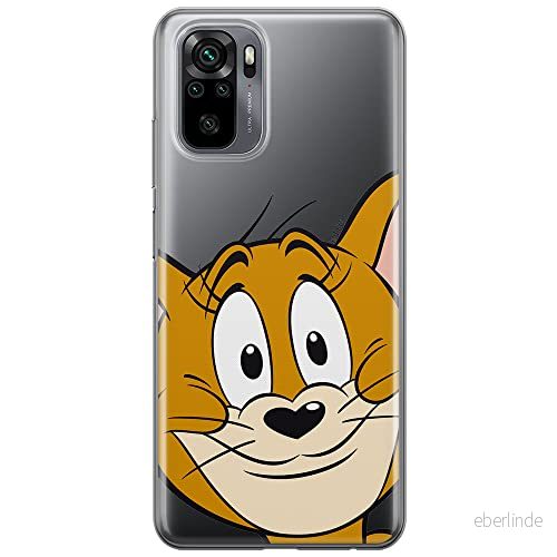ERT GROUP mobiltelefonfodral för Xiaomi REDMI NOTE 10/ 10S originalt och officiellt licensierat Tom and Jerry mönster 001 anpassad till formen på mobiltelefonen, gedeeltelijk transparant 5903537187624