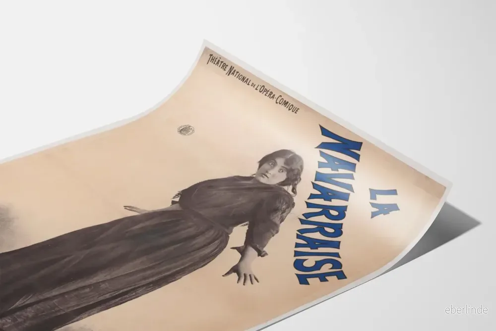 Vintageposter La Navarraise opera av J. Massenet - Bild 3