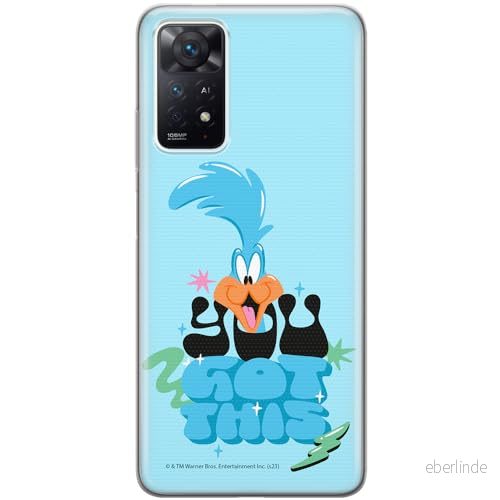 ERT GROUP mobiltelefonfodral för Xiaomi REDMI NOTE 11 PRO 5G/ 4G originalt och officiellt licensierat Looney Tunes mönster Roadrunner 003, fodral tillverkad av TPU plast 5905795126582