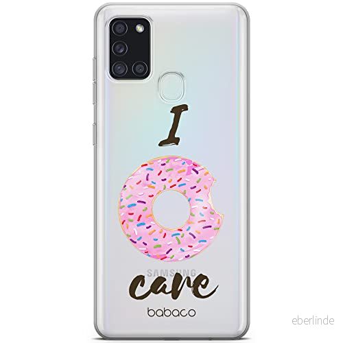 ERT GROUP mobiltelefonfodral för Samsung A21s originalt och officiellt licensierat Babaco mönster Donut 001 optimalt anpassad till formen på mobiltelefonen, gedeeltelijk transparant 5904805404672