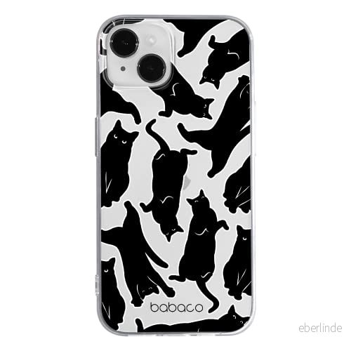 ERT GROUP mobiltelefonfodral för Apple Iphone 14 PLUS originalt och officiellt licensierat Babaco mönster Cats 005 optimalt anpassad till formen på mobiltelefonen, gedeeltelijk transparant 5905131904355