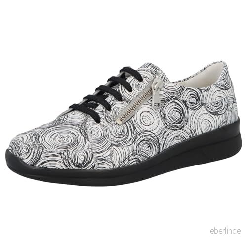 Berkemann Inke Sneaker för kvinnor, Vita minicirklar, 36 1/3 EU 4049261937256