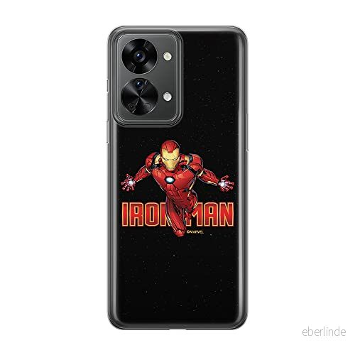 ERT GROUP mobiltelefonfodral för Oneplus NORD 2T 5G originalt och officiellt licensierat Marvel mönster Iron Man 030 optimalt anpassad till formen på mobiltelefonen, fodral tillverkad av TPU plast 5905511271985