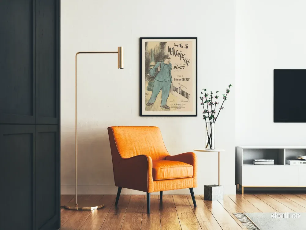 Vintageposter Les Malchanceux Mévisto - Konstnärlig väggdekoration - Bild 2