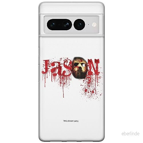 ERT GROUP mobiltelefonfodral för Google PIXEL 7 PRO originalt och officiellt licensierat Horror mönster Friday the 13th 001 anpassad till formen på mobiltelefonen, fodral tillverkad av TPU plast 5905795174712