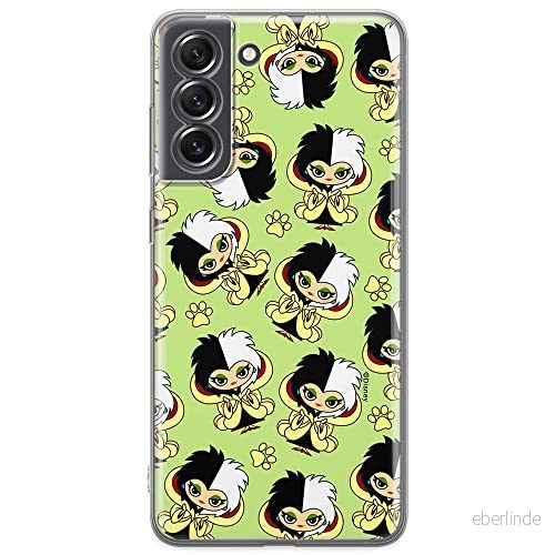 ERT GROUP mobiltelefonfodral för Samsung S21 FE originalt och officiellt licensierat Disney mönster Cruella 007 optimalt anpassad till formen på mobiltelefonen, fodral tillverkad av TPU plast 5905131495464