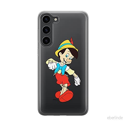 ERT GROUP mobiltelefonfodral för Samsung S23 originalt och officiellt licensierat Disney mönster Pinocchio 001 optimalt anpassad till formen på mobiltelefonen, gedeeltelijk transparant 5905511427283
