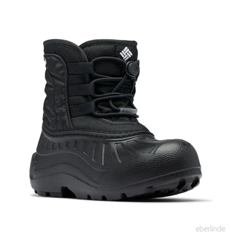 Columbia unisex barn pulverbug snölite spets snö stövel, Svart vit, 11 UK Child 195981538502