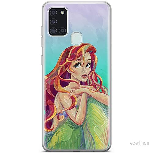 ERT GROUP mobiltelefonfodral för Samsung A21s originalt och officiellt licensierat Disney mönster Ariel 004 optimalt anpassad till formen på mobiltelefonen, fodral tillverkad av TPU plast 5903040262399