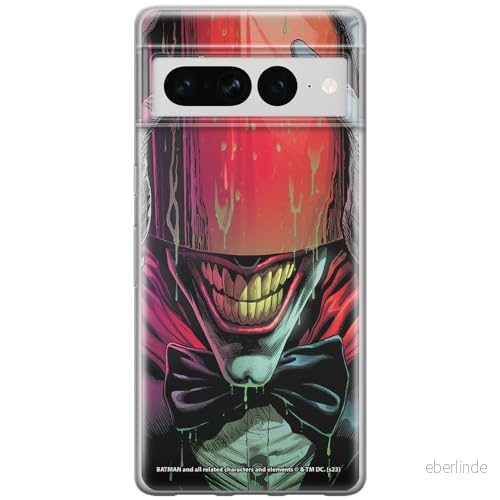 ERT GROUP mobiltelefonfodral för Google PIXEL 7 PRO originalt och officiellt licensierat DC mönster Joker 029 optimalt anpassad till formen på mobiltelefonen, fodral tillverkad av TPU plast 5905795177591