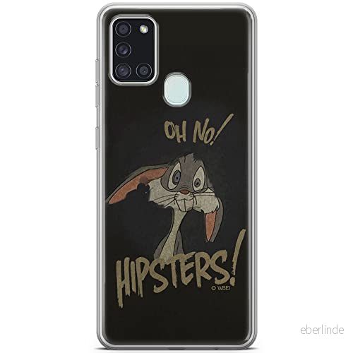 ERT GROUP mobiltelefonfodral för Samsung A21s originalt och officiellt licensierat Looney Tunes mönster Bugs 005 optimalt anpassad till formen på mobiltelefonen, fodral tillverkad av TPU plast 5903040264737