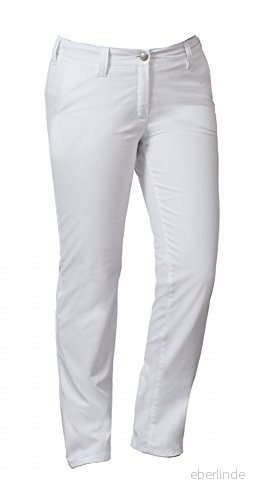 BP 1734 686 21 36l damchinos stretchtyg, 230,00 g/m² tygblandning med stretch, vit, 36 l 4055301097958