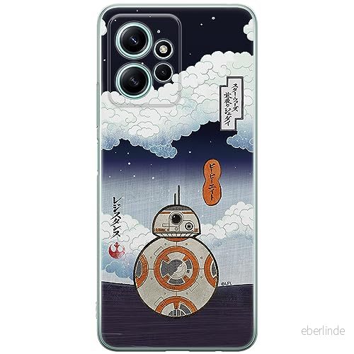 ERT GROUP mobiltelefonfodral för Xiaomi REDMI NOTE 12 4G originalt och officiellt licensierat Star Wars mönster BB 8 011 optimalt anpassad till formen på mobiltelefonen, fodral tillverkad av TPU plast 5905511941147