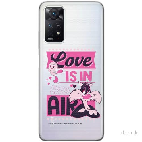 ERT GROUP mobiltelefonfodral för Xiaomi REDMI NOTE 11 PRO 5G/ 4G originalt och officiellt licensierat Looney Tunes mönster Sylvester & Tweety 007, gedeeltelijk transparant 5905795123864