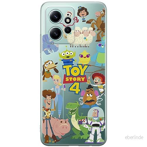 ERT GROUP mobiltelefonfodral för Xiaomi REDMI NOTE 12 4G originalt och officiellt licensierat Disney mönster Toy Story 003 optimalt anpassad till formen på mobiltelefonen, gedeeltelijk transparant 5905511951801
