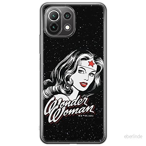 ERT GROUP mobiltelefonfodral för Xiaomi 11 LITE 4G/5G originalt och officiellt licensierat DC mönster Wonder Woman 023, fodral tillverkad av TPU plast 5903932929768