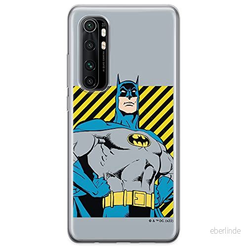 ERT GROUP mobiltelefonfodral för Xiaomi MI NOTE 10 Lite originalt och officiellt licensierat DC mönster Batman 069 optimalt anpassad till formen på mobiltelefonen, fodral tillverkad av TPU plast 5905131525055