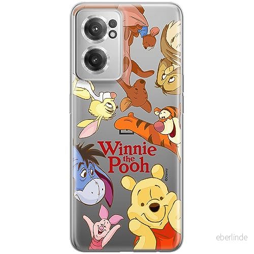 ERT GROUP mobiltelefonfodral för OnePlus NORD CE 2 originalt och officiellt licensierat Disney mönster Winnie the Pooh & Friends 046 anpassad till formen på mobiltelefonen, gedeeltelijk transparant 5905795044060