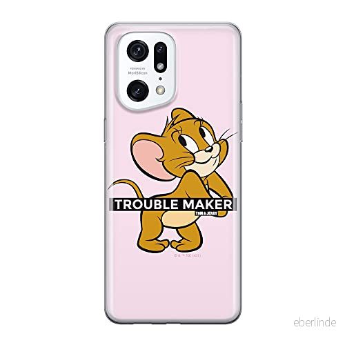 ERT GROUP mobiltelefonfodral för Oppo FIND X5 PRO originalt och officiellt licensierat Tom & Jerry mönster 012 optimalt anpassad till formen på mobiltelefonen, fodral tillverkad av TPU plast 5905511410278