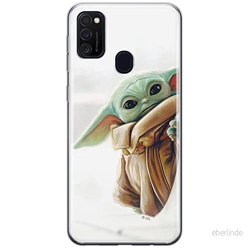 ERT GROUP mobiltelefonfodral för Samsung M21 originalt och officiellt licensierat Star Wars mönster Baby Yoda 016 optimalt anpassad till formen på mobiltelefonen, fodral tillverkad av TPU plast 5904805061967