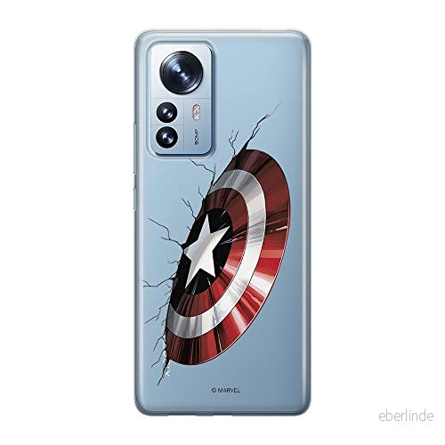 ERT GROUP mobiltelefonfodral för Xiaomi 12 PRO originalt och officiellt licensierat Marvel mönster Captain America 023 optimalt anpassad till formen på mobiltelefonen, gedeeltelijk transparant 5905511522759