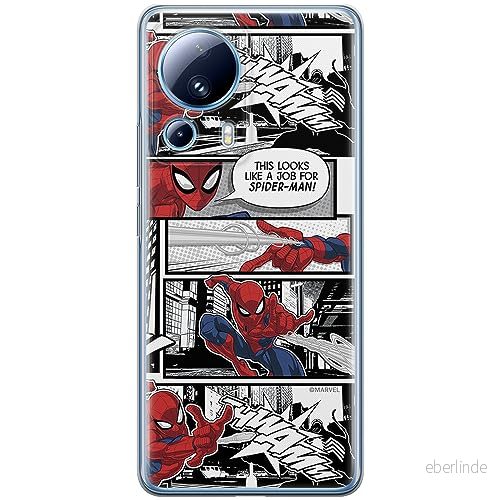 ERT GROUP mobiltelefonfodral för Xiaomi 13 LITE/CIVI 2 originalt och officiellt licensierat Marvel mönster Spider Man 001 anpassad till formen på mobiltelefonen, fodral tillverkad av TPU plast 5905511918606