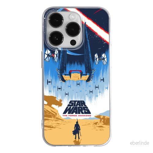 ERT GROUP mobiltelefonfodral för Apple Iphone 14 PRO originalt och officiellt licensierat Star Wars mönster 034 anpassad till formen på mobiltelefonen, fodral tillverkad av TPU plast 5905131914019