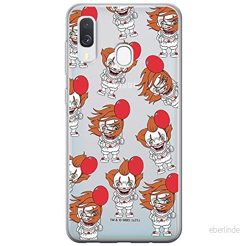 ERT GROUP mobiltelefonfodral för Samsung A40 originalt och officiellt licensierat Horror mönster It 007 optimalt anpassad till formen på mobiltelefonen, gedeeltelijk transparant 5905131960139