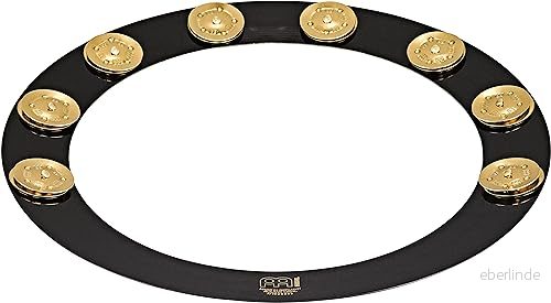 Meinl slagverk Backbeat Pro 14" mässingsring Tamburin med mässingjingles för ormtrummor, två års garanti (BBP14) 842960100167