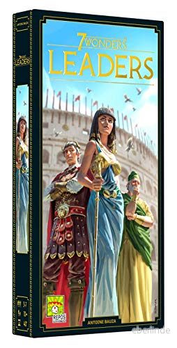 7 Wonders Förlängning Leaders (Edition 2020) Asmodee brädspel strategispel (fransk version) 5425016924204
