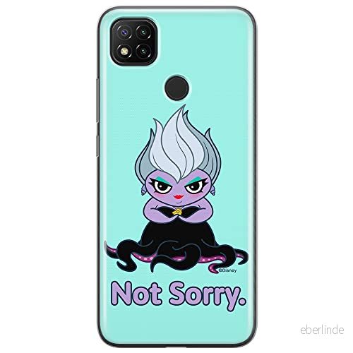 ERT GROUP mobiltelefonfodral för Xiaomi REDMI 9C originalt och officiellt licensierat Disney mönster Ursula 004 optimalt anpassad till formen på mobiltelefonen, fodral tillverkad av TPU plast 5905131458698